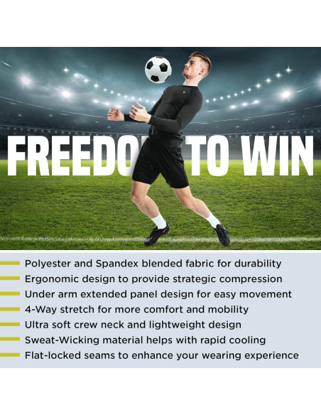 RDX Rash Guard Hombre 3XL Compresión Rápido Secado