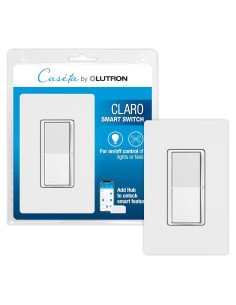 Interruptor Inteligente Claro Lutron DVRFW-5NS-WH-A 5A Blanco