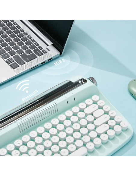 Teclado Inalámbrico YUNZII B303 Retro Bluetooth 84 Teclas