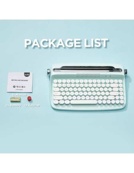 Teclado Inalámbrico YUNZII B303 Retro Bluetooth 84 Teclas