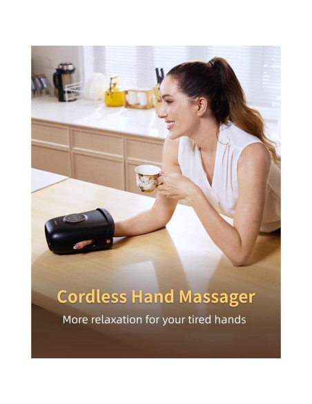 Masajeador de Mano Inalámbrico FIT KING con Calentamiento