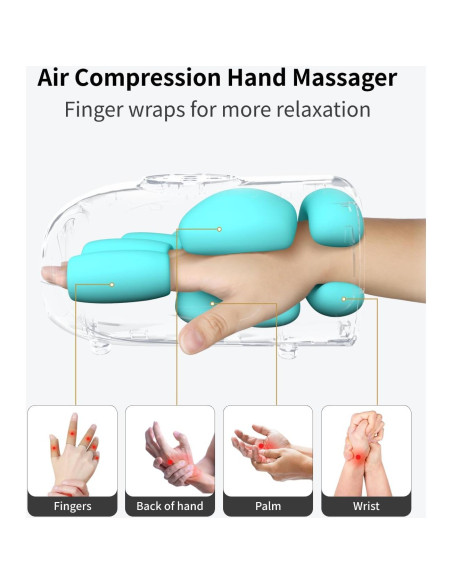 Masajeador de Mano Inalámbrico FIT KING con Calentamiento