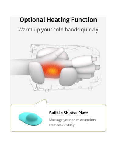 Masajeador de Mano Inalámbrico FIT KING con Calentamiento