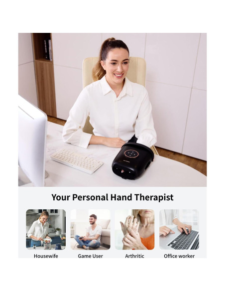 Masajeador de Mano Inalámbrico FIT KING con Calentamiento