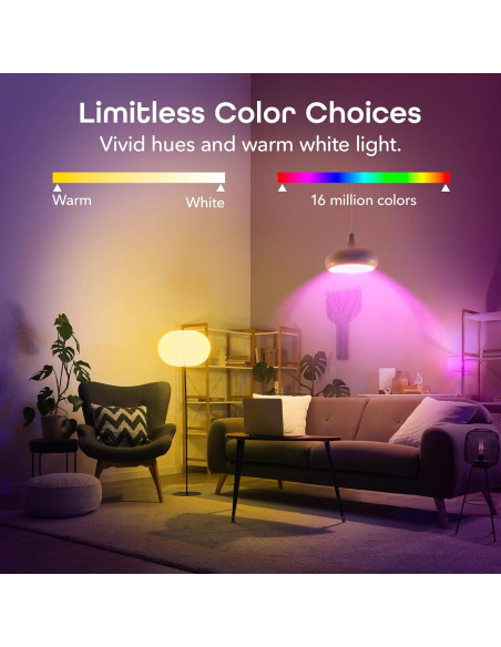 Bombillas Inteligentes Geeni Prisma 2-Pack LED RGBW 800 Lúmenes