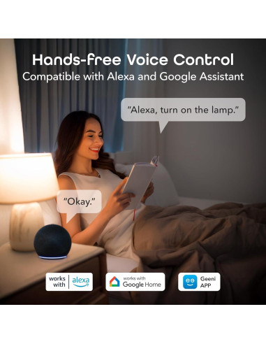 Bombillas Inteligentes Geeni Prisma 2-Pack LED RGBW 800 Lúmenes