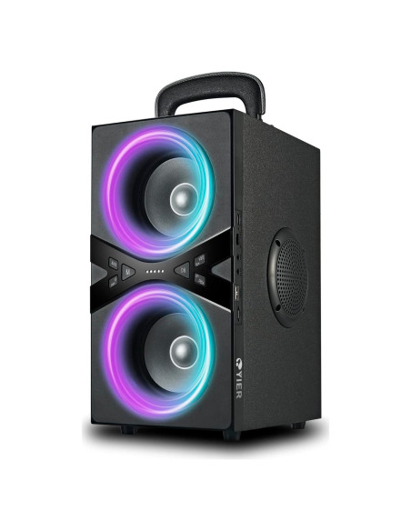 Altavoz Bluetooth YIER TWS Portátil 80W Subwoofer 10.16cm