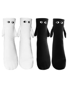 Calcetines Divertidos Magnéticos para Parejas - Algodón