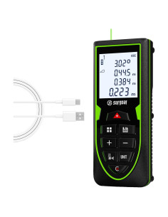 Medidor de Distancia Láser Verde SG SURGOAL 120 m Precisión +/-3 mm