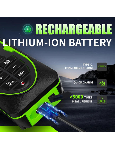 Medidor de Distancia Láser Verde SG SURGOAL 120 m Precisión +/-3 mm