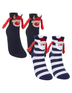 Calcetines Magnéticos Unisex Sosteniendo Manos 2 Pares