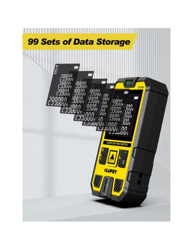 Medidor Láser Olufey OL50 50m IP54 Pantalla LCD Retroiluminada