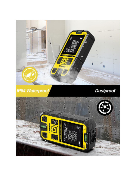 Medidor Láser Olufey OL50 50m IP54 Pantalla LCD Retroiluminada