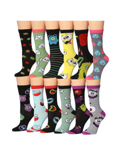 Calcetines de Mujer GH 12 Pares Coloridos Talla 9-11