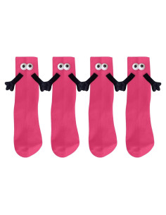 Calcetines de Manos Sostenidas Yawlsow 2 Pares Unisex 3D