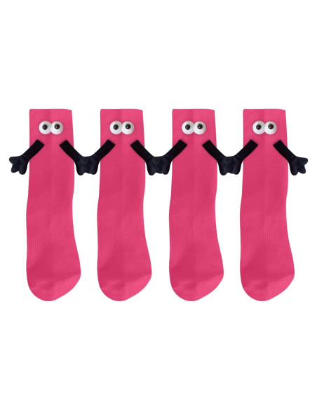 Calcetines de Manos Sostenidas Yawlsow 2 Pares Unisex 3D