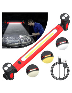 Luz de Trabajo LED WEPPGO 2500LM Recargable Magnética 5200mAh