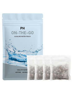 Bolsa de Filtro de Agua Alcalina CUXFLS JXQLL-4 Portátil 4 Paquete