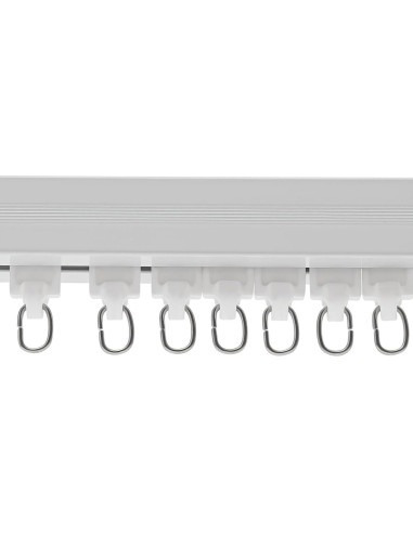 Riel de Cortina Motorizado LIAPDG 4.2m Control Remoto Blanco