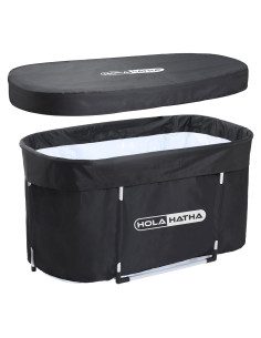 Bañera de Hielo HolaHatha 488L Portátil con Tapa