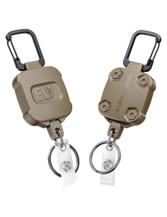 Soporte Retráctil de Identificación ELV 2 Piezas Beige