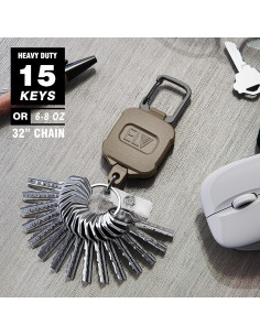 Soporte Retráctil de Identificación ELV 2 Piezas Beige 2