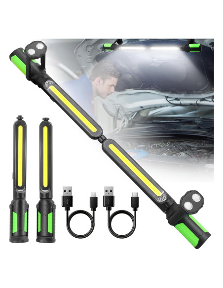 Luz de Trabajo Recargable SYLSTAR 2400LM Magnética 4400mAh