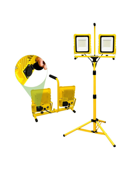 Luz de Trabajo LED LHOTSE 25000 Lúmenes con Trípode Ajustable