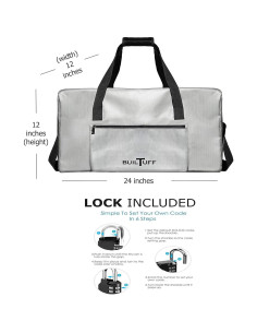 Bolsa de Deporte Builtuff a Prueba de Fuego y Agua 60x30cm 2