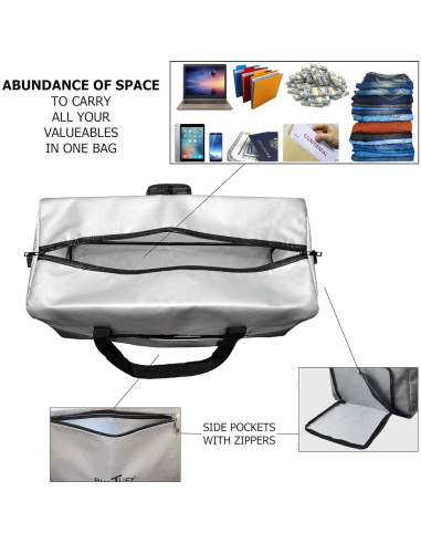 Bolsa de Deporte Builtuff a Prueba de Fuego y Agua 60x30cm