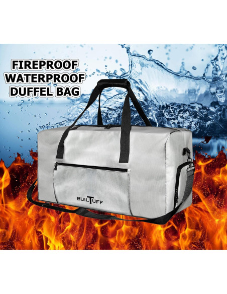 Bolsa de Deporte Builtuff a Prueba de Fuego y Agua 60x30cm