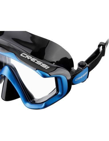 Cressi Máscara de Buceo Liberty Triside Silicona Negra