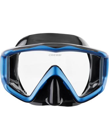 Cressi Máscara de Buceo Liberty Triside Silicona Negra