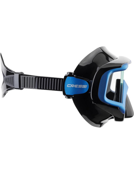 Cressi Máscara de Buceo Liberty Triside Silicona Negra