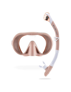 Máscara de Snorkel Cressi Musa & Scilla Oro Rosa Unisex