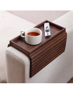 Bandeja para Reposabrazos DETOR, Bambú, 45.7x33.5cm 2