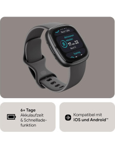 Fitbit Sense 2 Reloj Inteligente Salud y Fitness GPS Gris 2