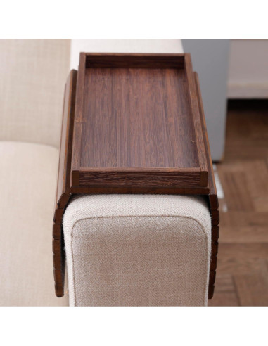 Bandeja para Reposabrazos DETOR, Bambú, 45.7x33.5cm