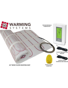 Mat calefacción suelo radiante Warming Systems 50 m con termostato 2
