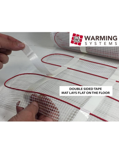 Mat calefacción suelo radiante Warming Systems 50 m con termostato