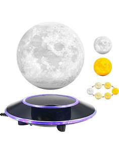 Lámpara de Luna Flotante VGAzer 16 Colores Carga Inalámbrica 2