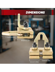 Kit Abrazaderas Reparación Carrocería Weyleity 2.84 kg 2