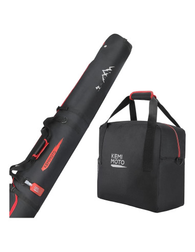 Bolsa de Esquí KEMIMOTO 25L y Botas Combo Acolchada