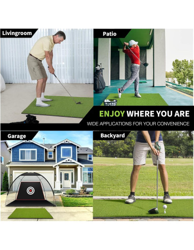 Alfombra de Golf Bltend 5x4 pies Sintético para Práctica