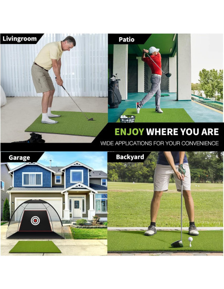 Alfombra de Golf Bltend 5x4 pies Sintético para Práctica