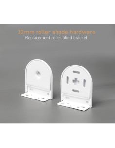 Kit de Reparación para Persianas Rollerhouse 32mm, Soportes Blancos 2