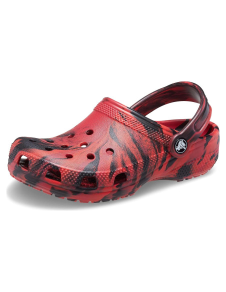 Zuecos Clásicos Crocs Tie-Dye Niños 8 Pimienta/Negro