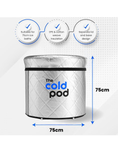 Cubierta de Bañera de Hielo The Cold Pod 88L Aislante UV 2