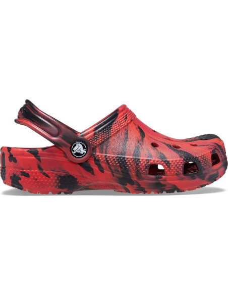 Zuecos Clásicos Crocs Tie-Dye Niños 8 Pimienta/Negro