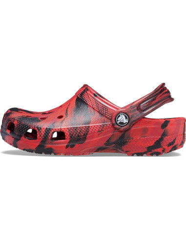 Zuecos Clásicos Crocs Tie-Dye Niños 8 Pimienta/Negro